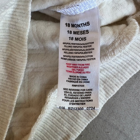 NWOT Rachel Zoe Cream Kids Sweater with Button Accent - Picture 4 of 4